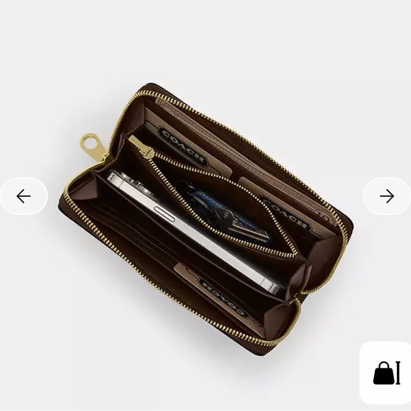 Coach Long Zip Around Wallet
In Signature Canvas - Picture 9 of 15
